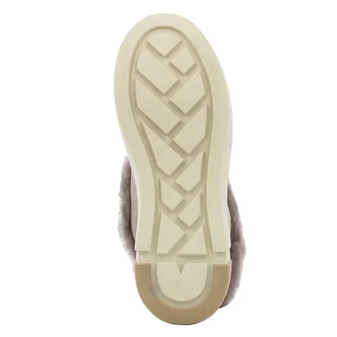 Дамски Равни Боти CARLO FABIANI – 109414 BEIGE SUEDE — снимка 4