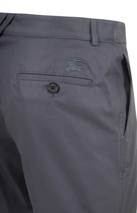 Cotton Chino Shorts in Magnet — снимка 2