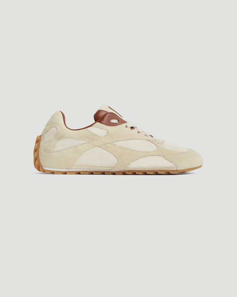 Orbit Flash Sneaker in Sea Salt and Caramel
