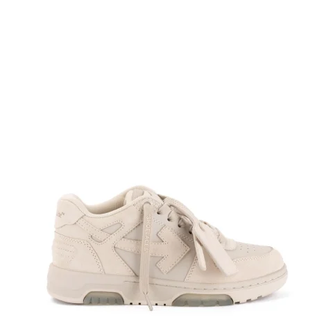 Дамски бeжови сникърси Out Of Office OFF-WHITE