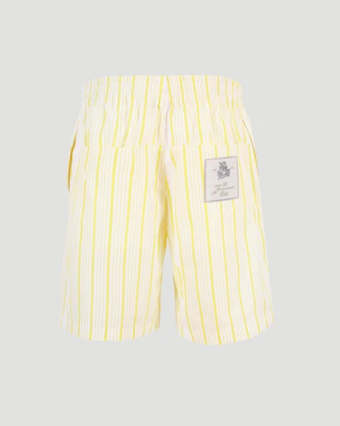 The Aloe Shorts in Yellow and White — снимка 2