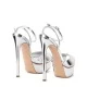 Дамски сребърни сандали Flora Casadei — снимка 4