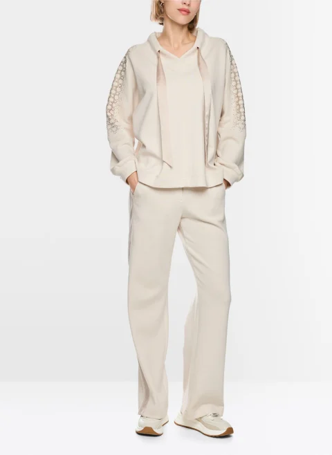 Суитшърт с декоративни кристали Marc Cain Sports — снимка 8