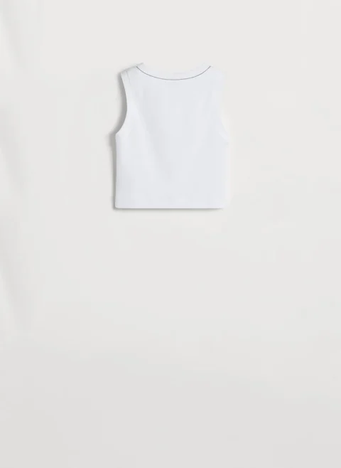 Топ с монили Brunello Cucinelli Kids 12 — снимка 4