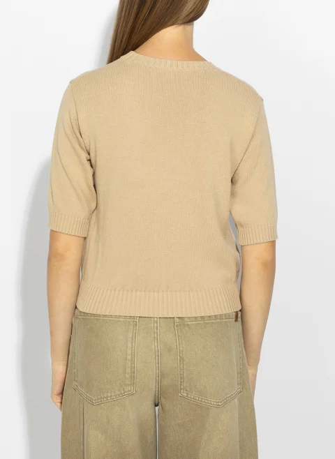 Пуловер с бродерия Weekend Max Mara Wkdfiacre — снимка 3