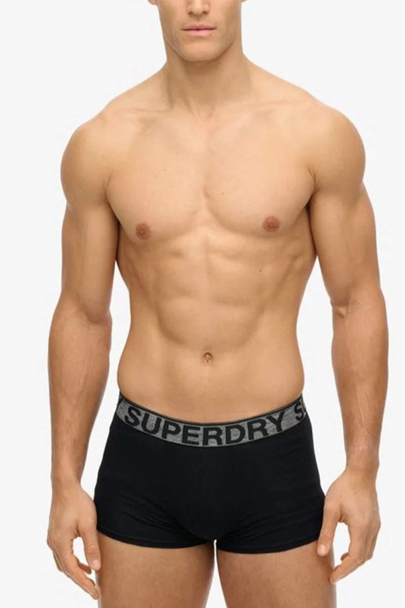 Бельо (Pack of 3) D1 Sdna Trunk Triple Pack M3110450B c4y triple black/grey — снимка 2