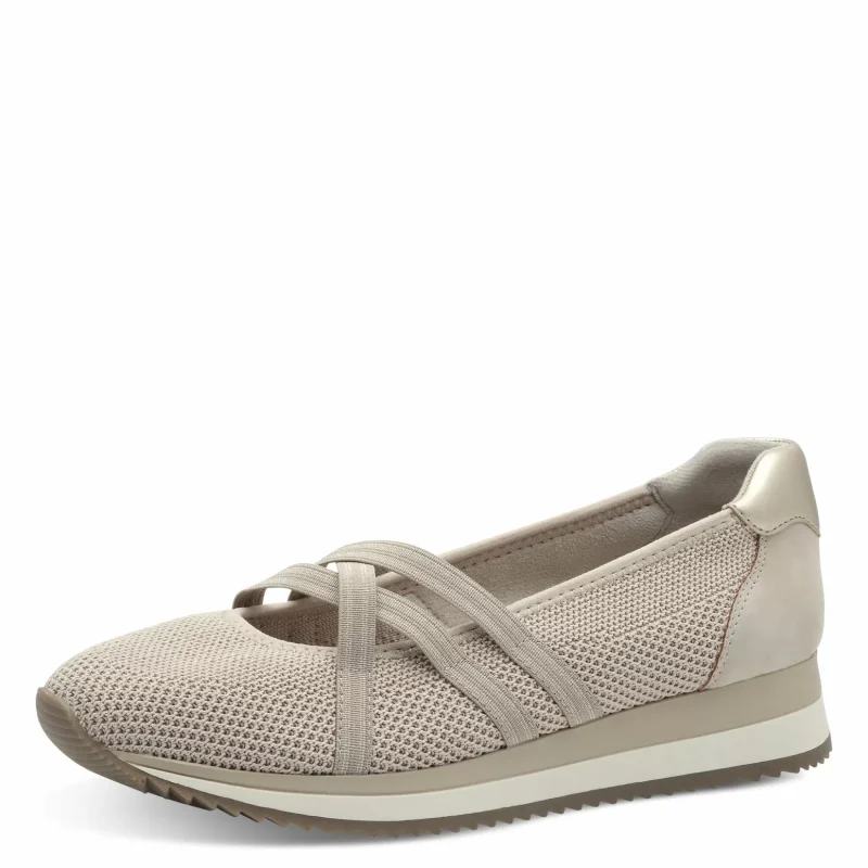Дамски Ежедневни Jana Softline – Jana Softline BEIGE/GOLD — снимка 3