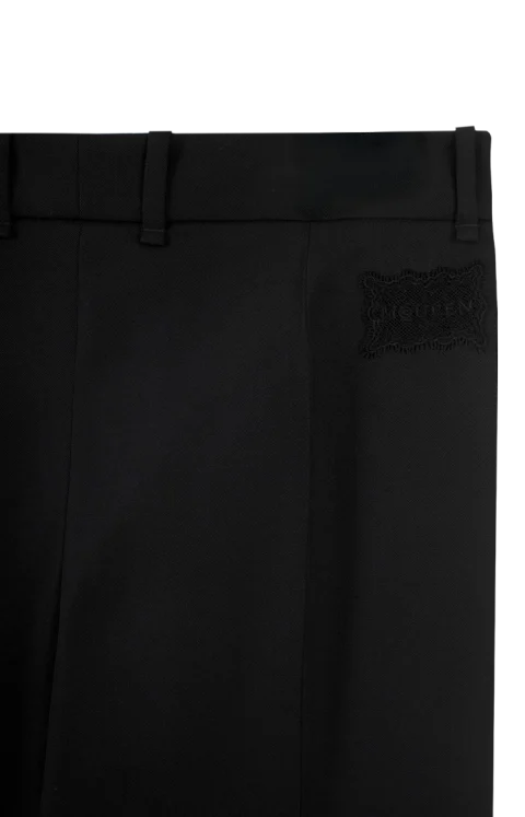 Tailored Capri Trousers in Black — снимка 4