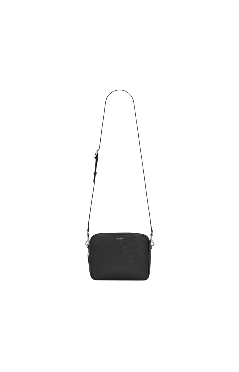 Small Camera Bag in Grained Leather