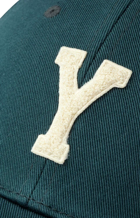 Y Varsity Cap in Gabardine in Green — снимка 3