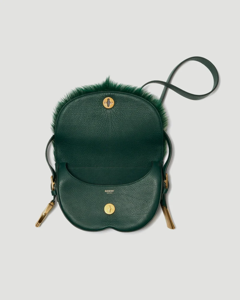 Chess Satchel Goat-Fur Bag — снимка 4
