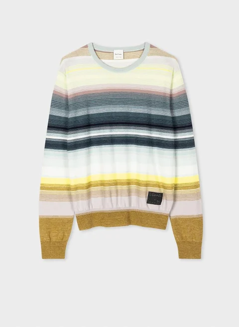 Пуловер с 'Untitled Stripe' принт Paul Smith — снимка 5