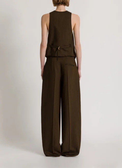 Панталон с вълна Alberta Ferretti — снимка 2
