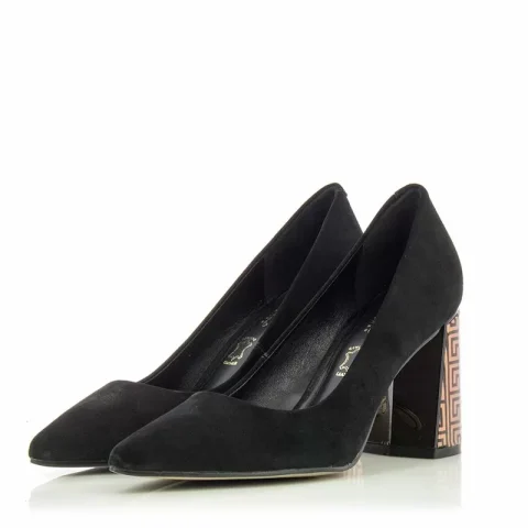 Токчета DONNA ITALIANA – 1843-572-677 NOBUK BLACK V48 — снимка 2
