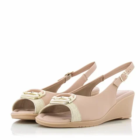 Дамски Сандали На Платформа PICCADILLY – 16301001 STRETCH SOFT ROSE — снимка 5