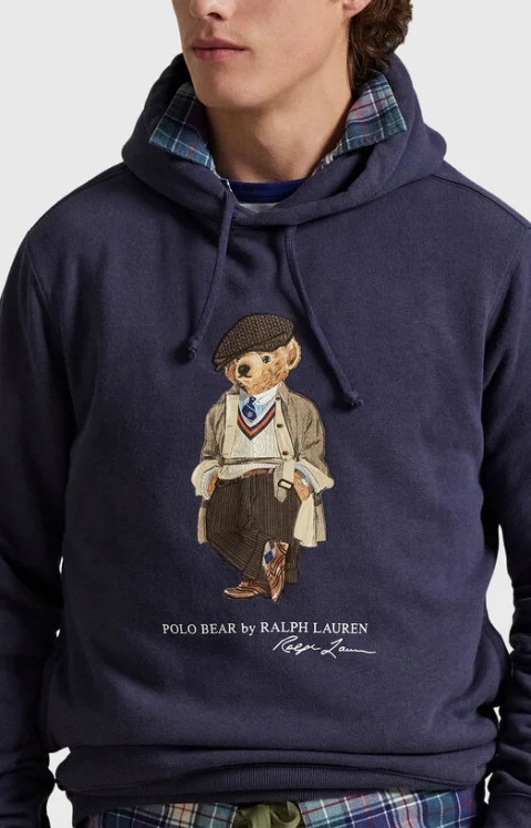 Памучен суитшърт с Polo Bear принт — снимка 4