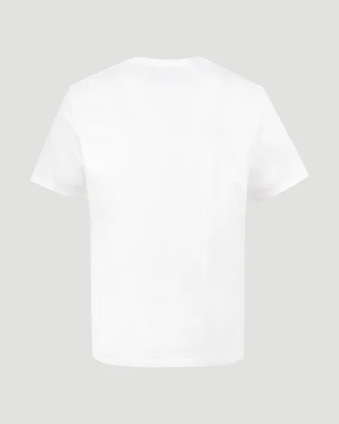 Cotton T-Shirt in White — снимка 4