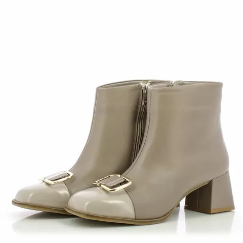 Дамски Боти На Ток CARLO FABIANI – 26104557 TAUPE — снимка 3