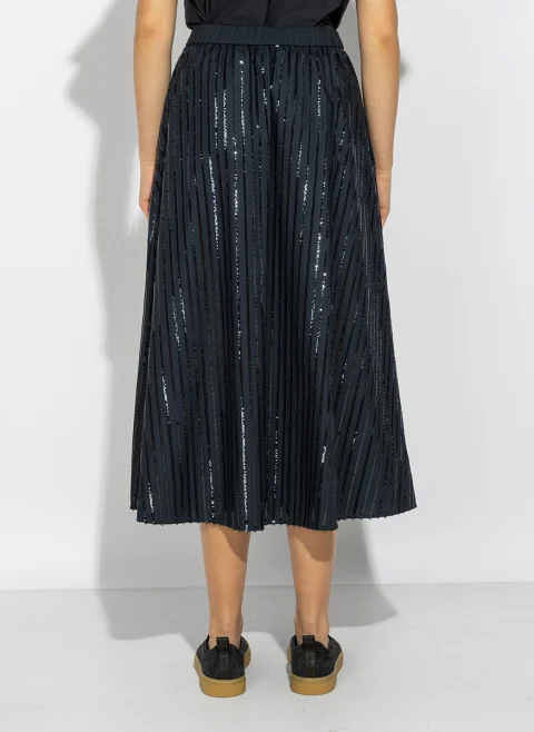 Миди пола с пайети Weekend Max Mara Wkdfiordi — снимка 3