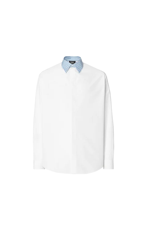 Men's White Poplin Shirt