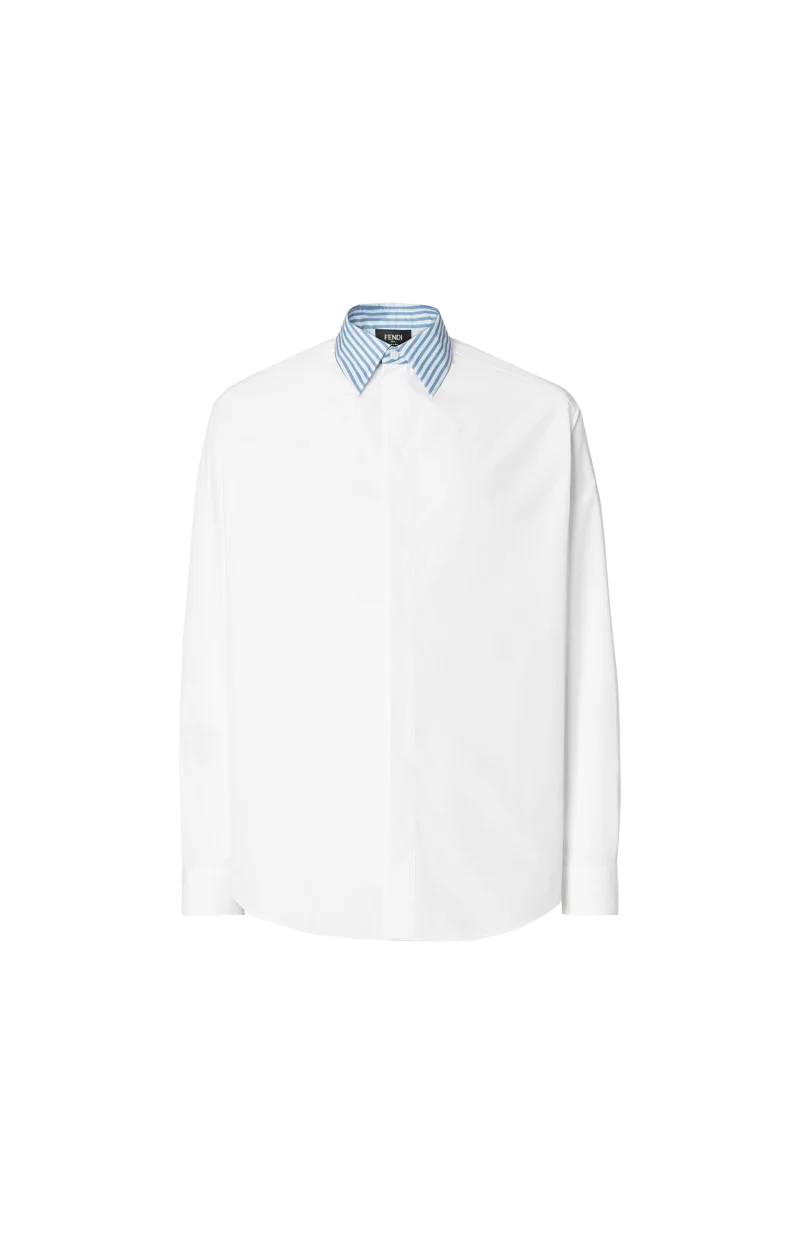 Men's White Poplin Shirt