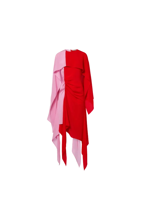 Bicolor Midi Dress