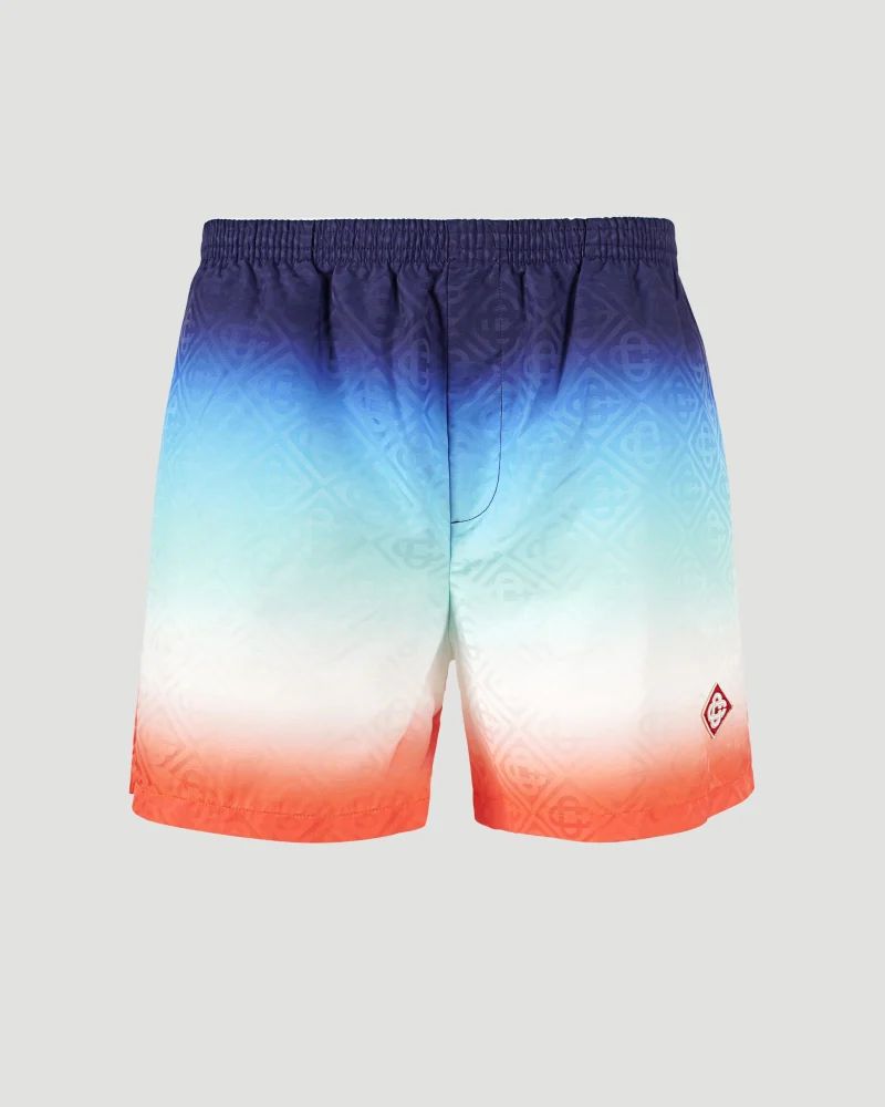 Swim Shorts in Gradient Print