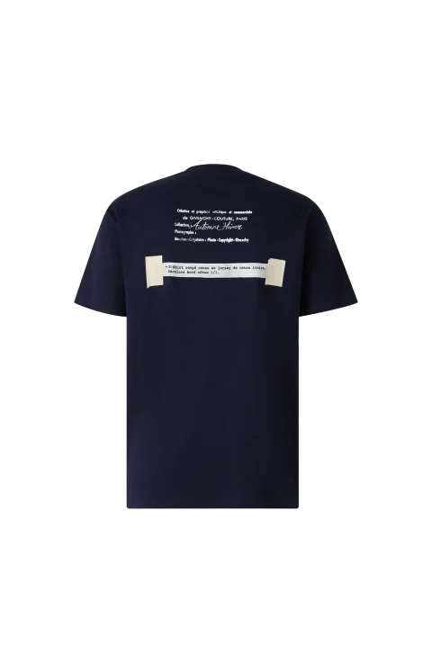 T-Shirt with Logo in Navy — снимка 2
