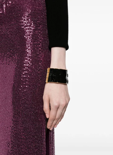 Гривна 'Crocodile effect' Tom Ford — снимка 3