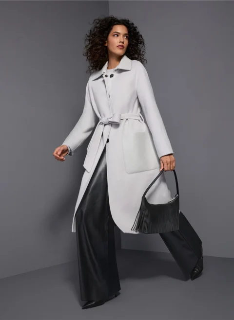 Широк панталон 'Leather look' Marc Cain Collections — снимка 7