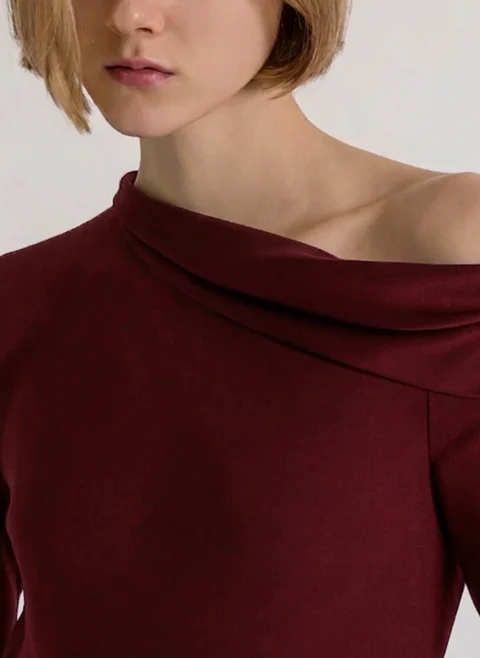 Дълга рокля с асиметричен мотив Alberta Ferretti — снимка 3