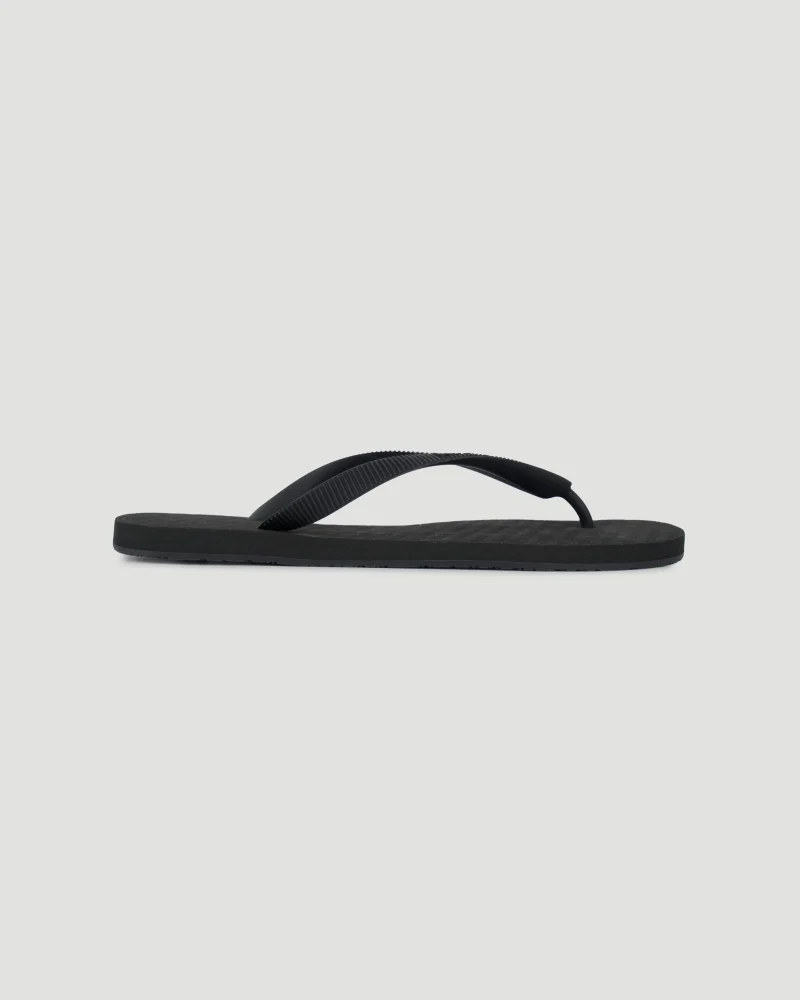 Logo Flip Flops in Black