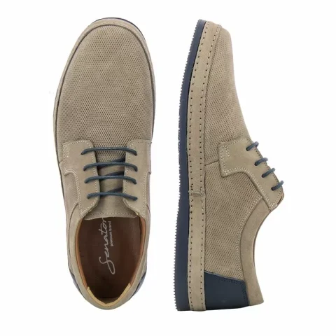 Мъжки Ежедневни SENATOR – M-5007 SAND/NAVY — снимка 5