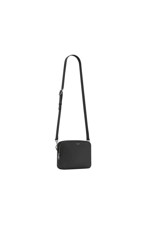 Small Camera Bag in Grained Leather — снимка 2