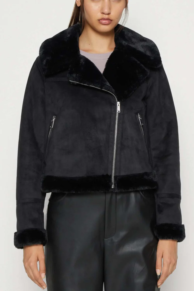 Яке Vmpeggy Short 10290150 C-N10 black — снимка 2