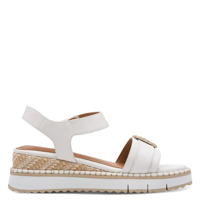 Дамски Сандали На Платформа TAMARIS – 1-28223-46-100 WHITE — снимка 2