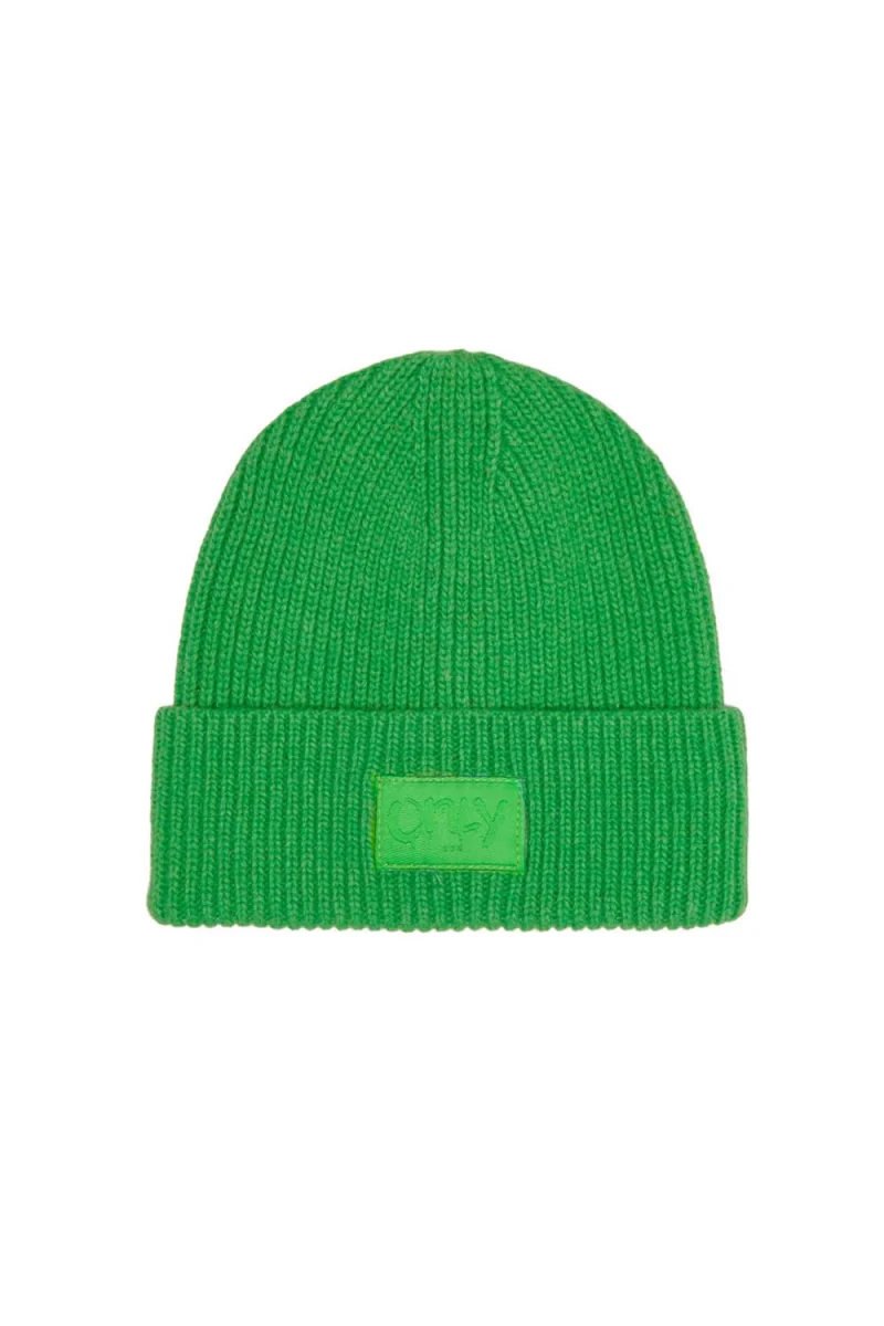шапка Onlria Wool Rib Beanie Acc 15270052 16-6340 TCX Classic Green