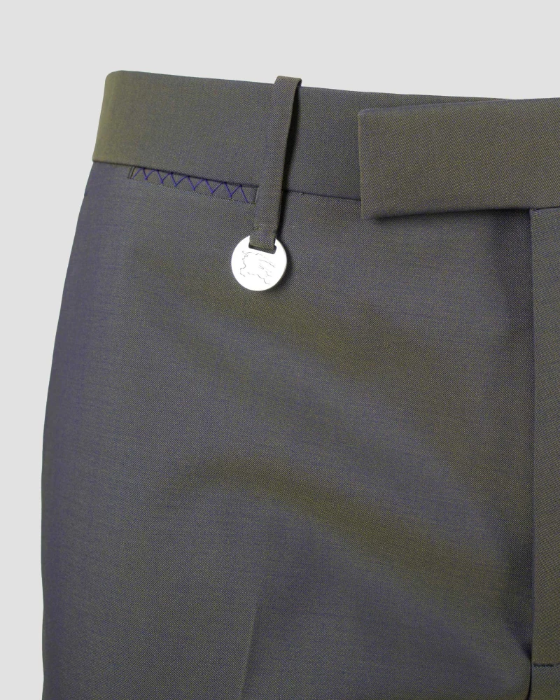 Relaxed Fit Wool Tailored Trousers — снимка 3
