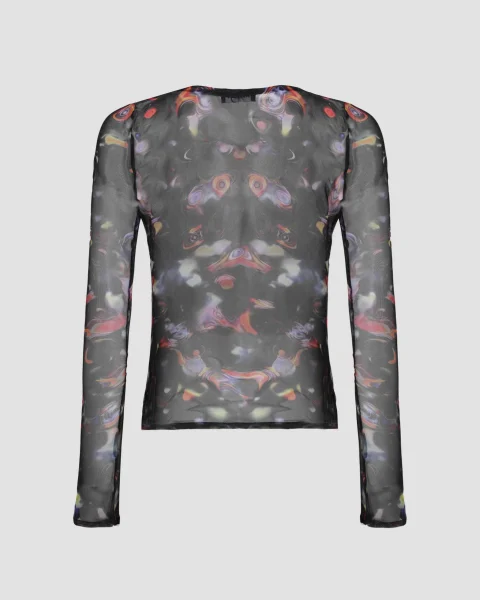 Printed Top in Multicolor — снимка 2