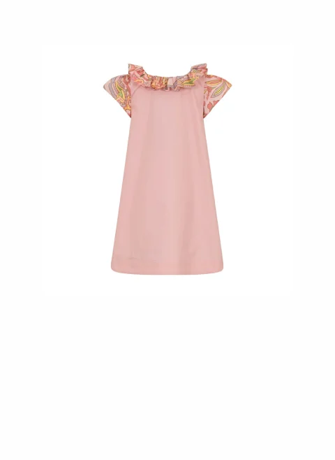 Рокля с волани Etro Kids — снимка 2