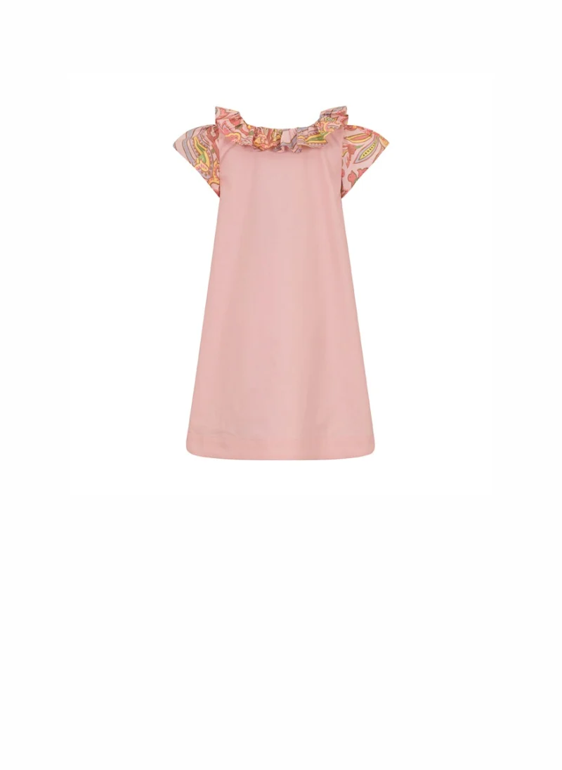 Рокля с волани Etro Kids — снимка 2