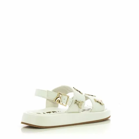 Сандали Момичета PATRIZIA PEPE – PP175.27 BIANCO/PLATINO — снимка 2