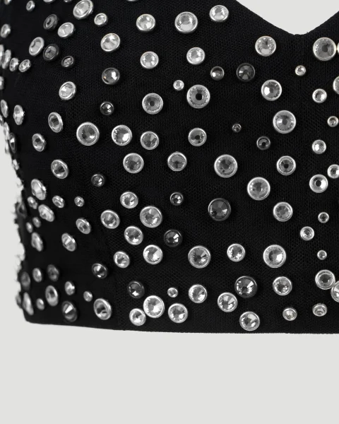 Wool Top in Black — снимка 2