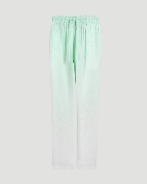 Gradient Monogram Jacquard Trousers