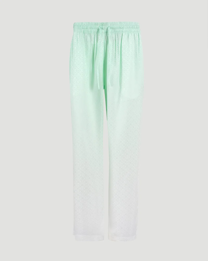Gradient Monogram Jacquard Trousers