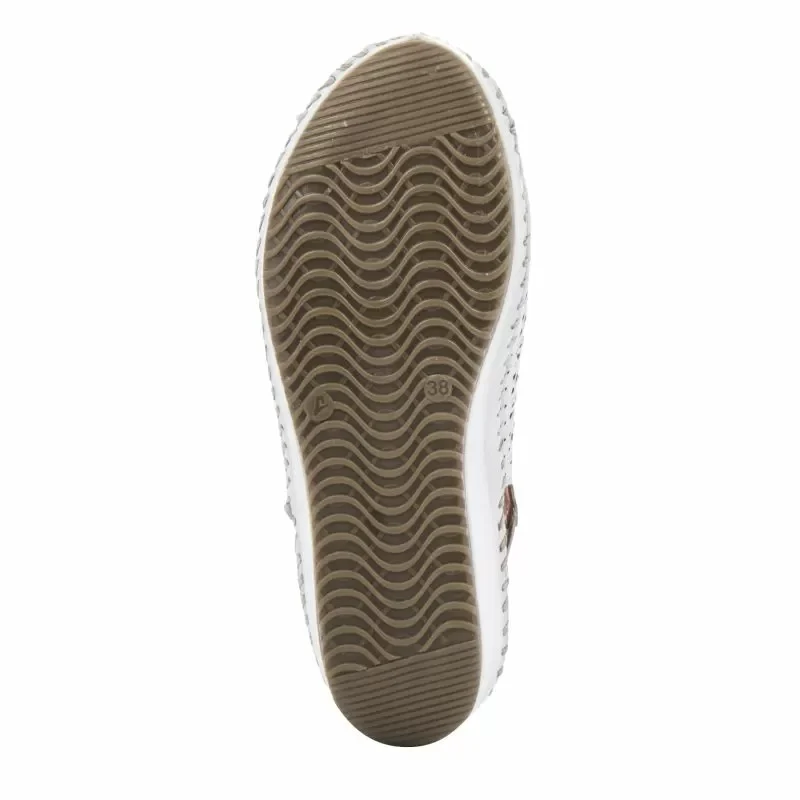 Дамски сандали на платформа VERONELLA – 128.21 R05 OFF WHITE — снимка 4