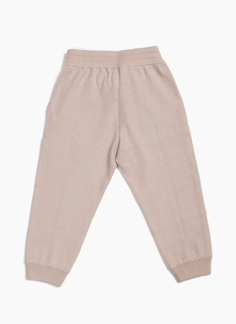 Спортен панталон от фино плетиво Brunello Cucinelli Kids 2 — снимка 2