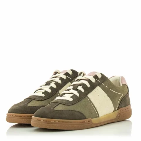 Дамски Сникърс CLARKS – 26174804 CRAFTMATCH LO OLIVE COMBI — снимка 3