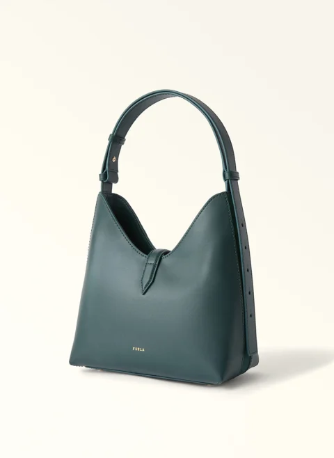 Мини чанта Furla Goccia Toni Dark Forest — снимка 2
