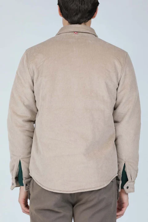 Риза Chalet Double Face Overshirt CHA0001-00092E corduroy 11 beige — снимка 2